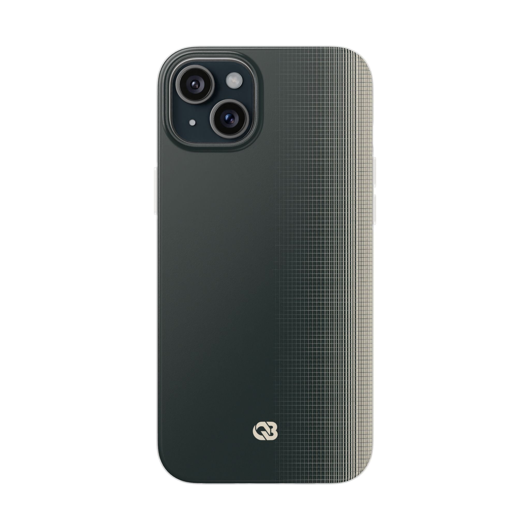 Grey Lite Phone Case for iPhone - Charcoal Tech Grid