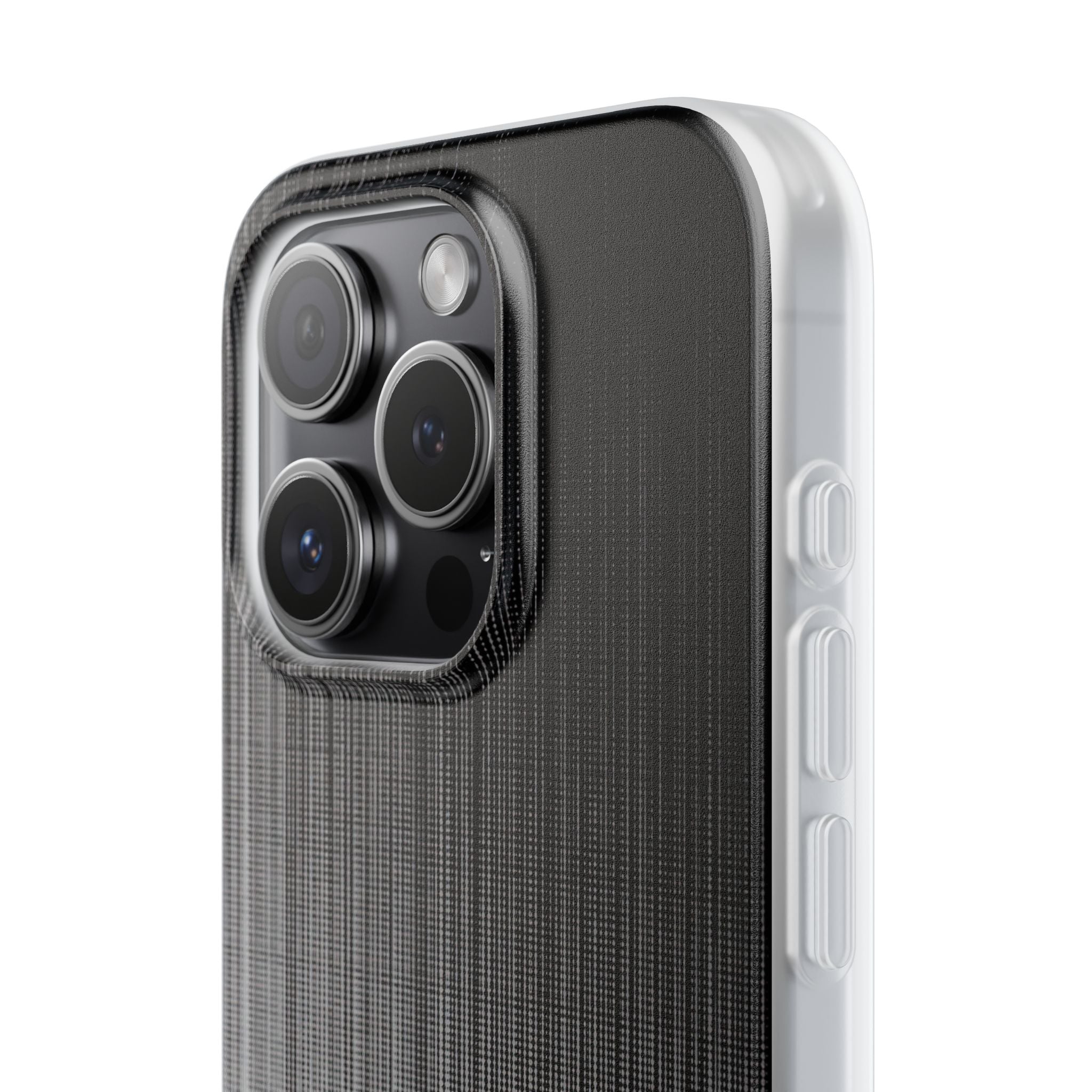 Grey Lite Phone Case for iPhone - Static Vertical Dither