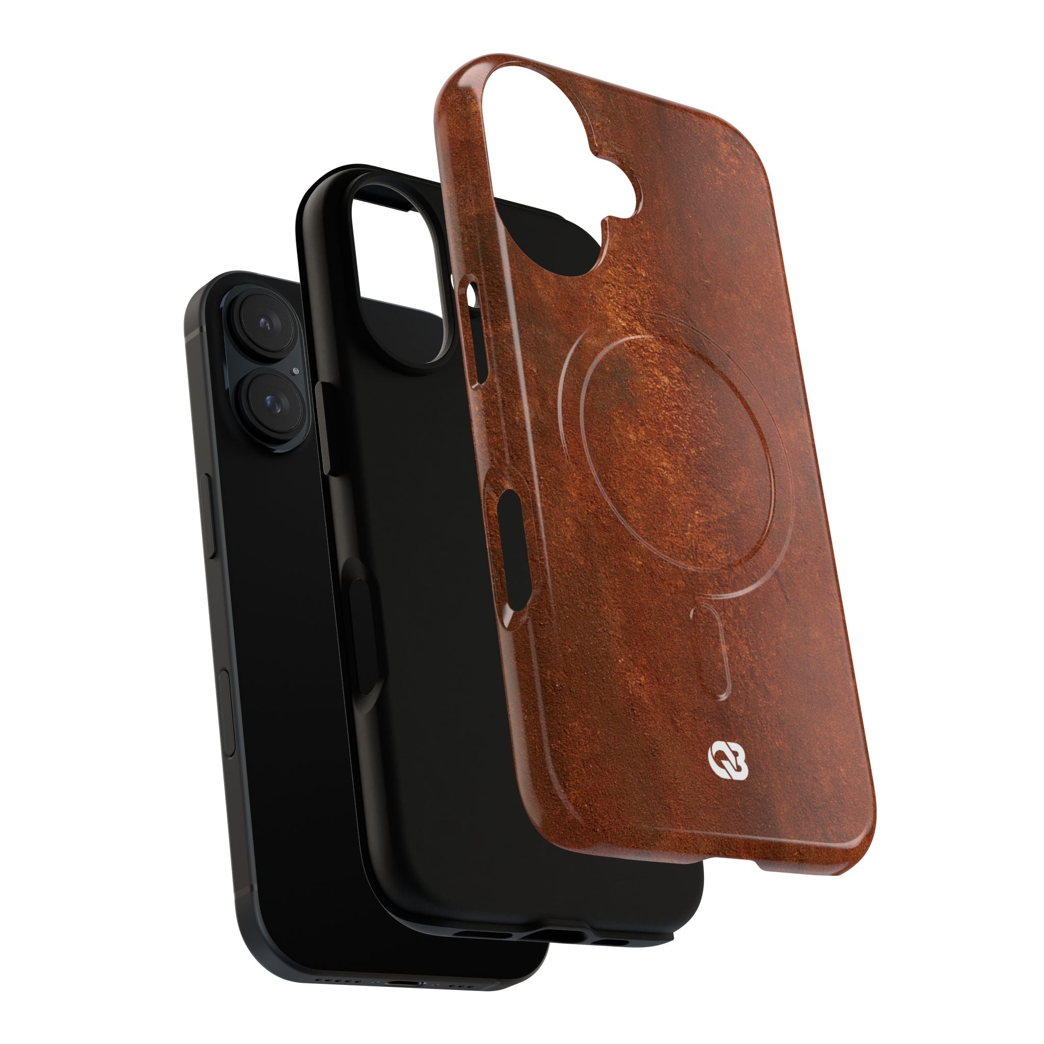 Orange Tough 2.0 Magsafe Phone Case for iPhone - Oxidized Iron Crust