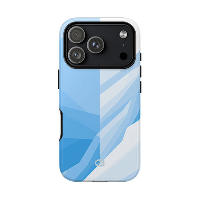 Blue Tough Phone Case for iPhone - Arctic Glacial Ridge