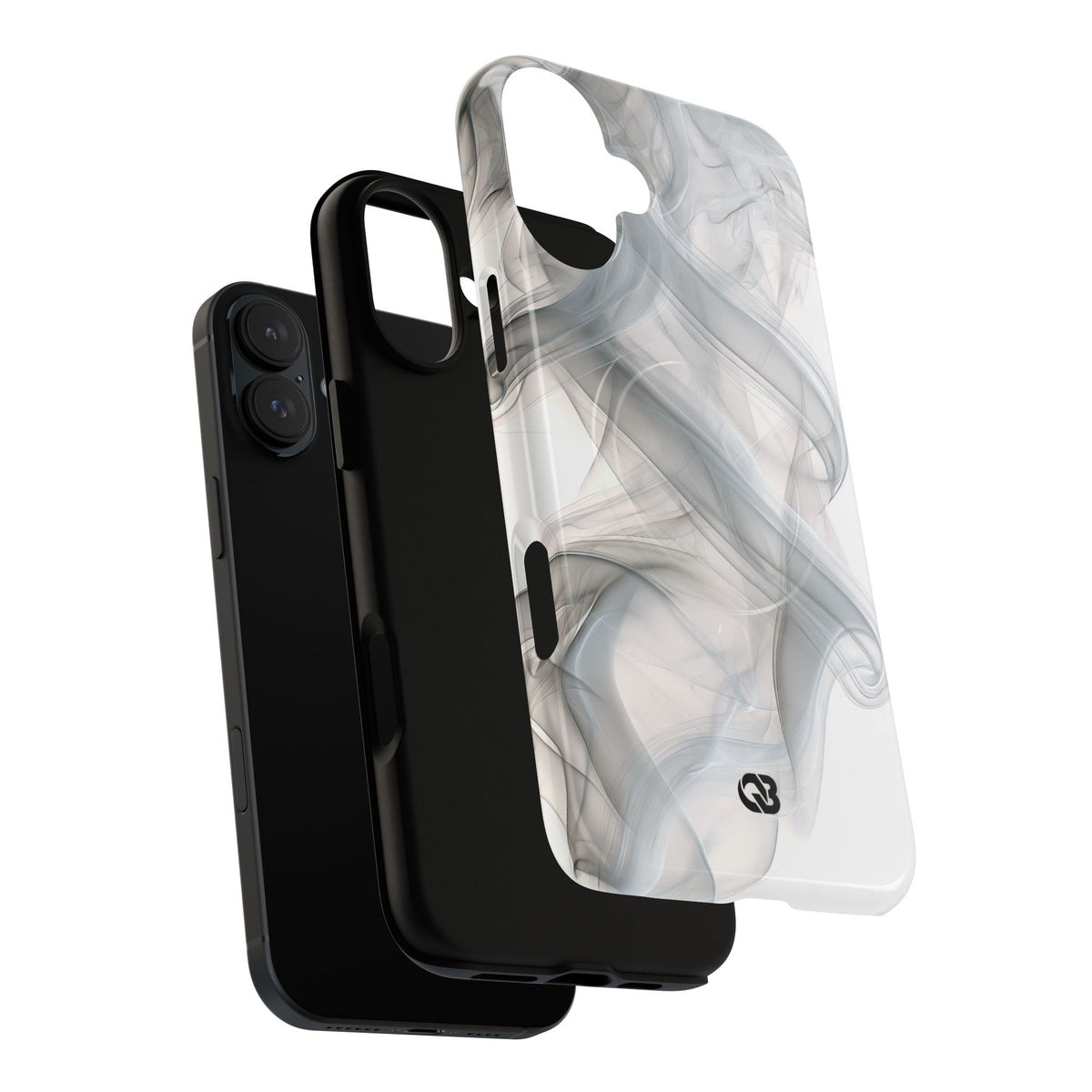 Vapor Noir · Tough 2.0 Magnetic Phone Case for iPhone · White
