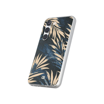Blue Lite Phone Case for Samsung - Midnight Indigo Palm