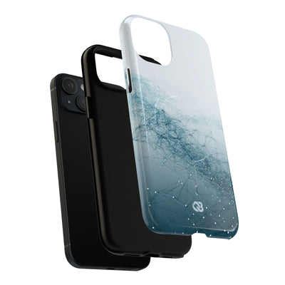 Teal Tough 2.0 Magsafe Phone Case for iPhone - Cyan Vector Lattice