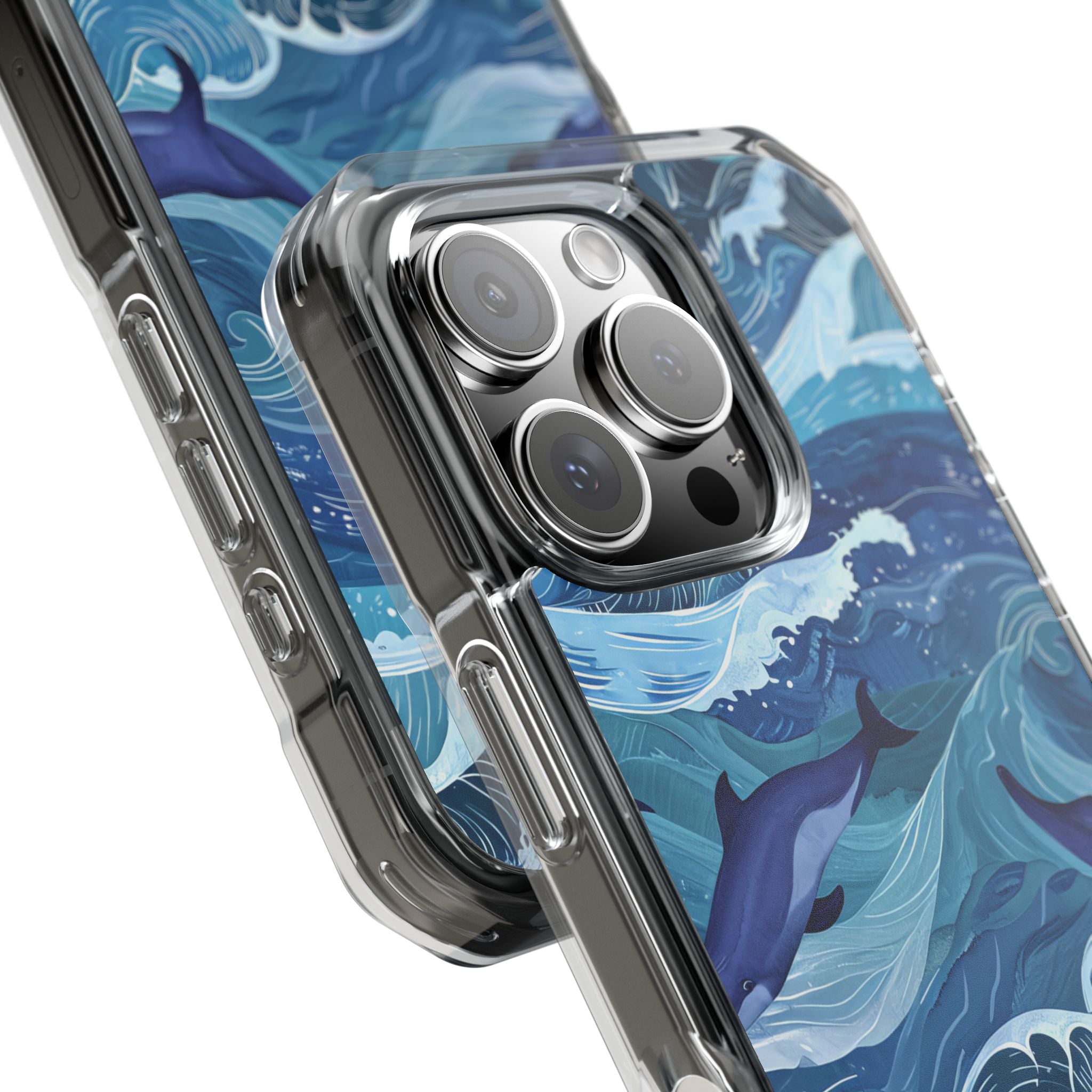 Dolphin Waves iPhone 16 Pro Case - Impact