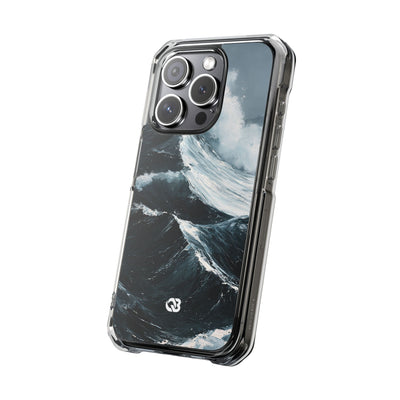 Nordic Swell · Clear Impact Magnetic Phone Case for iPhone · Blue