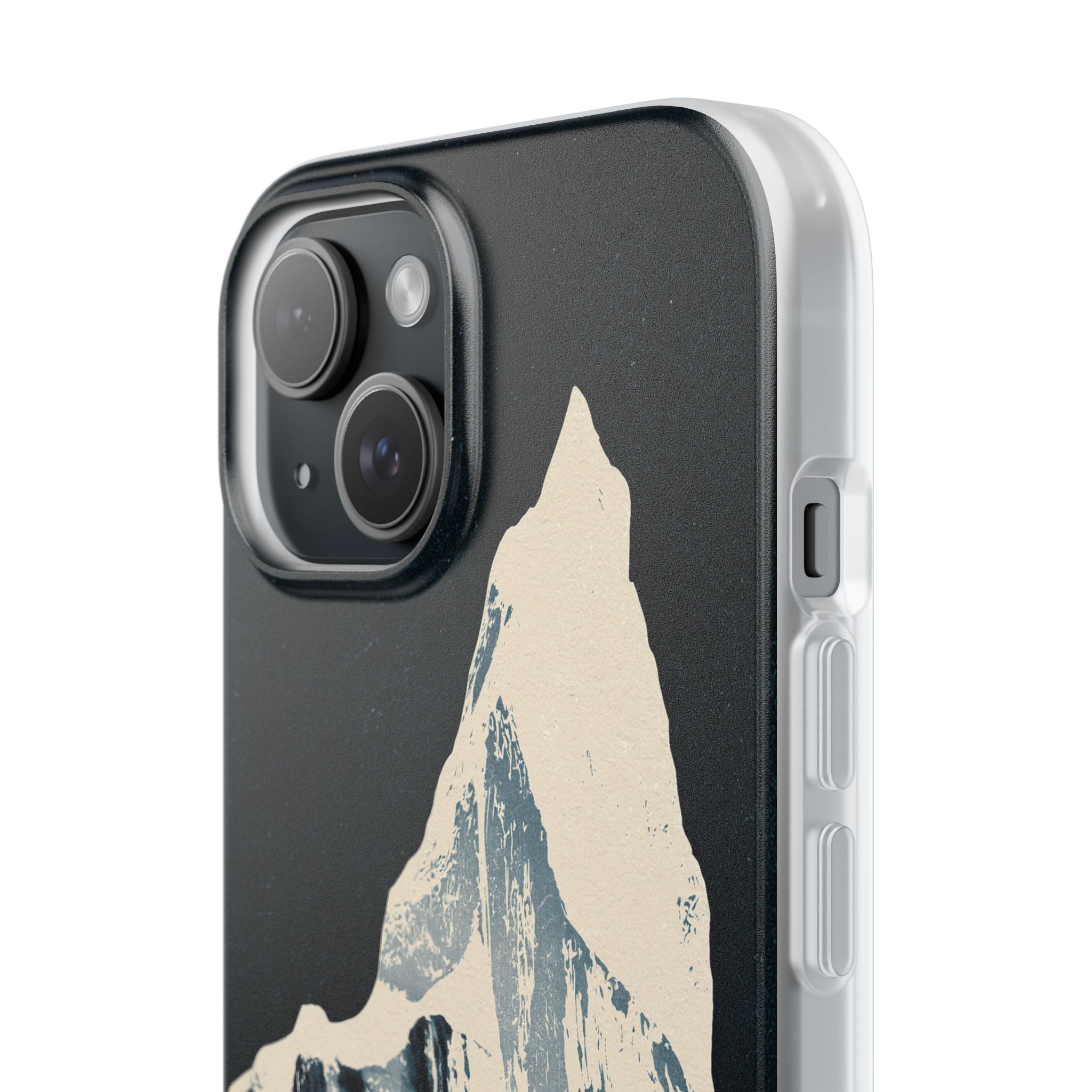 Blue Lite Phone Case for iPhone - Frozen Navy Monolith
