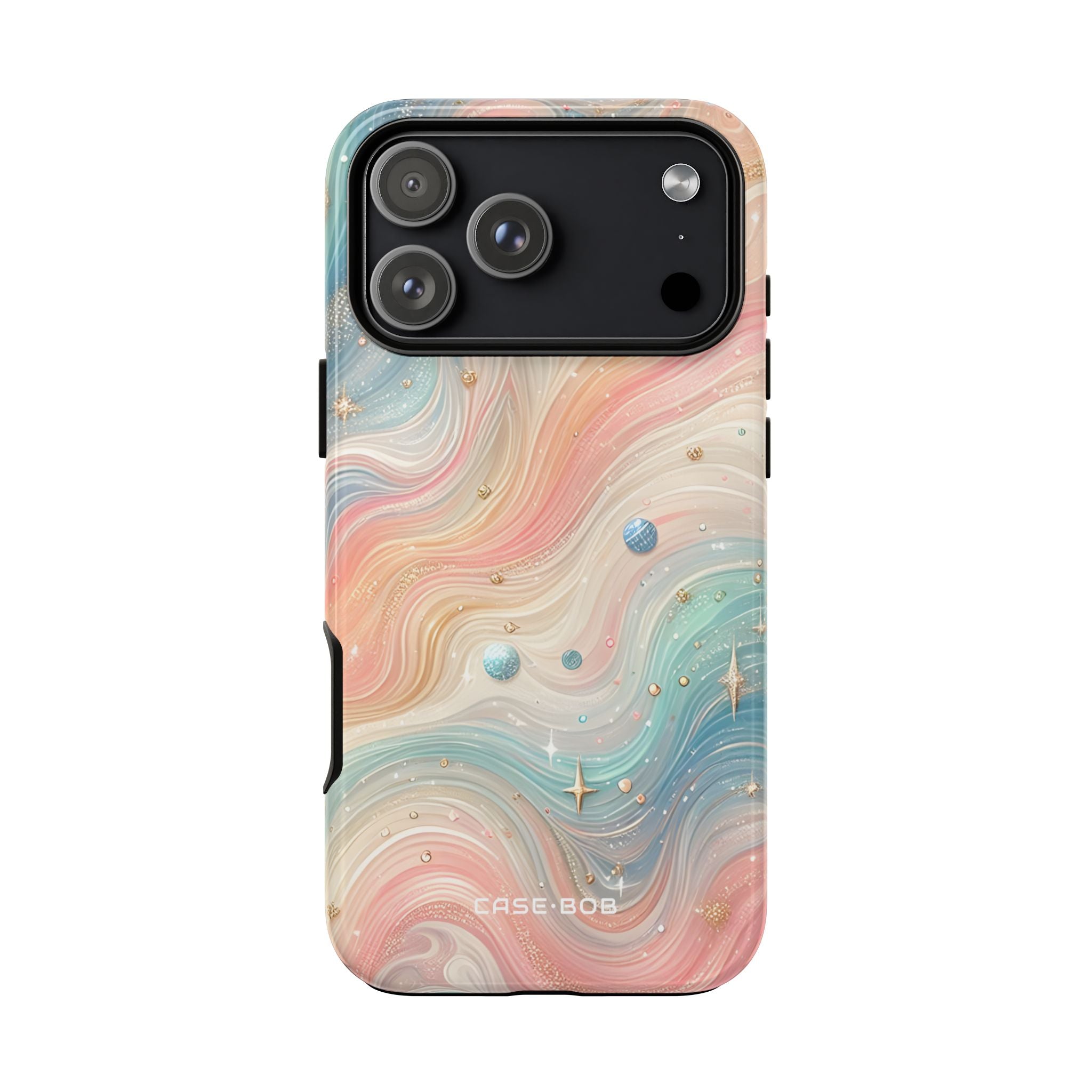 Iridescent Swirls iPhone 17 Pro Max Case - Tough - CASE•BOB
