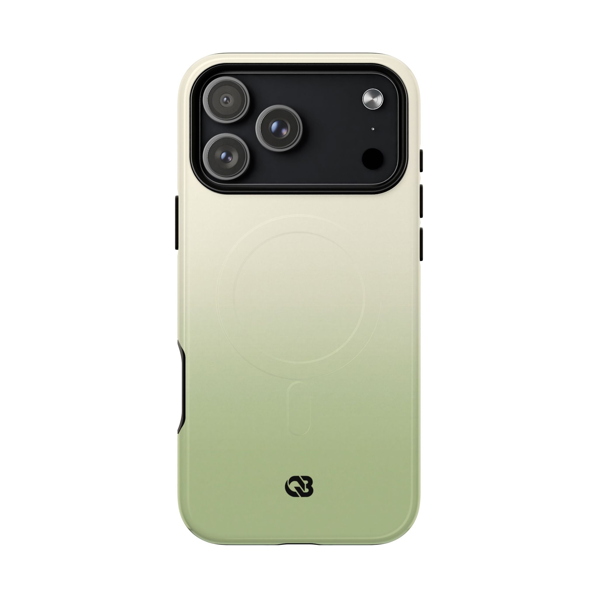 Green Tough 2.0 Magsafe Phone Case for iPhone - Bone Sage Fade