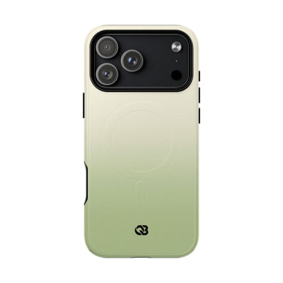 Green Tough 2.0 Magsafe Phone Case for iPhone - Bone Sage Fade