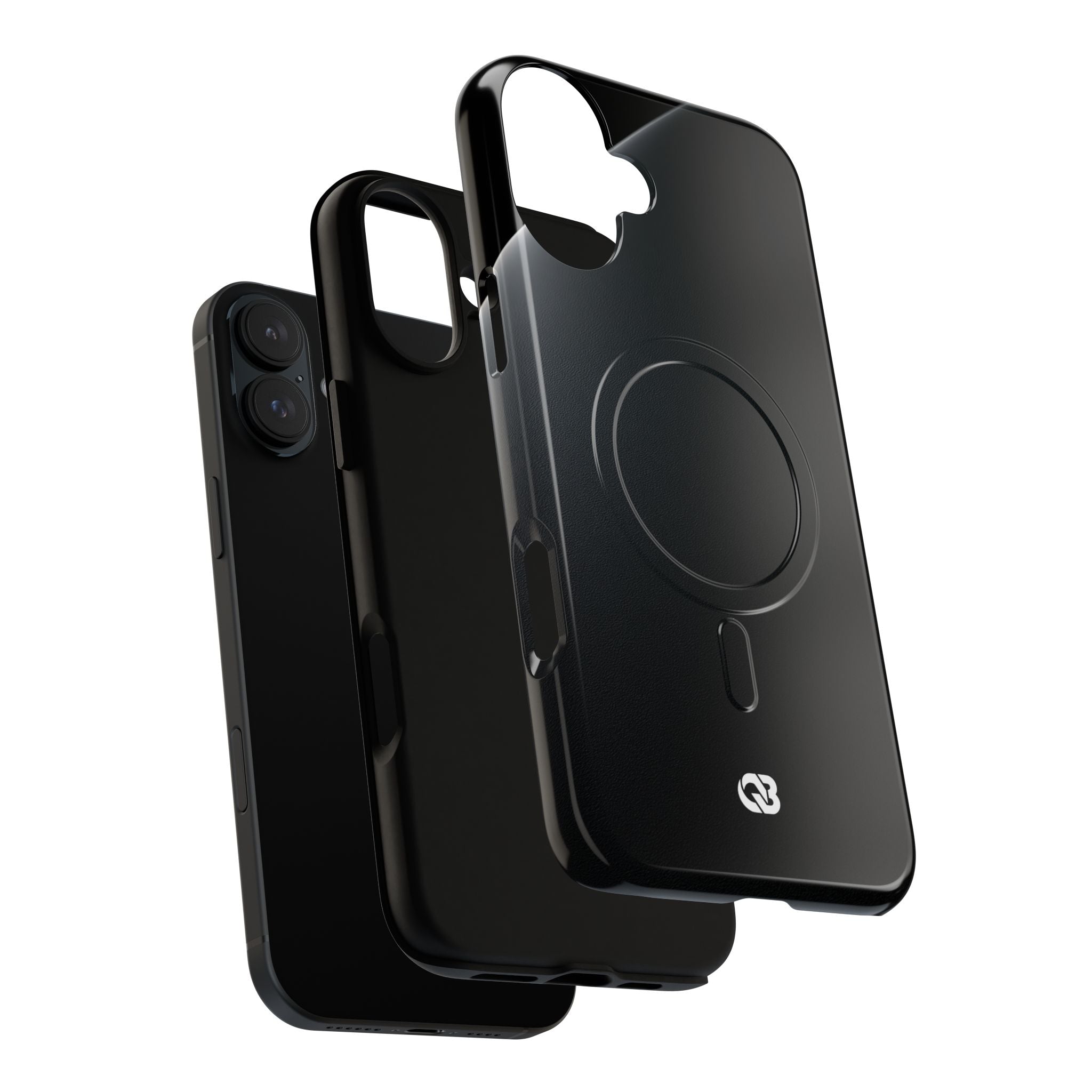 Black Tough 2.0 Magsafe Phone Case for iPhone - Obsidian Lunar Arch