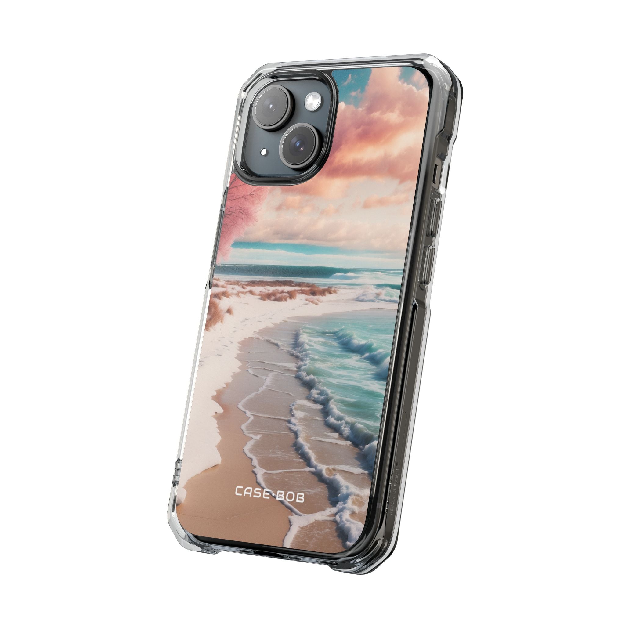 Pink Breeze Tree iPhone 15 Case - Impact