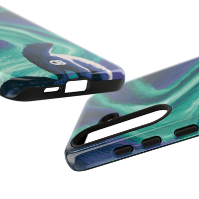 Arctic Aurora Bear · Tough Phone Case for Samsung · Teal