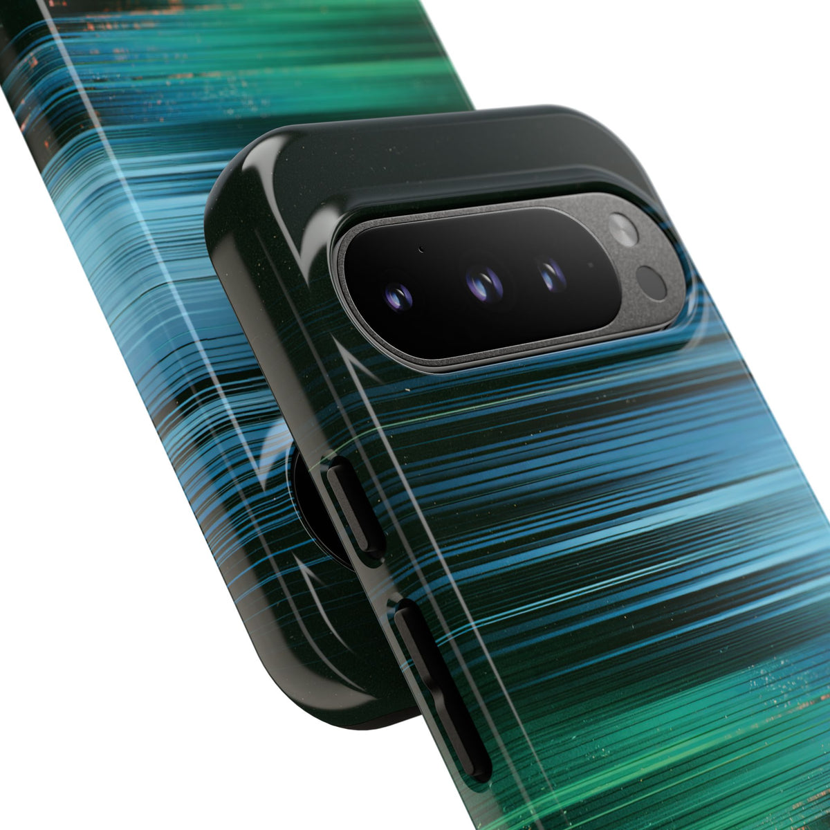 Digital Shoreline Drift · Tough Phone Case for Pixel ·  Teal