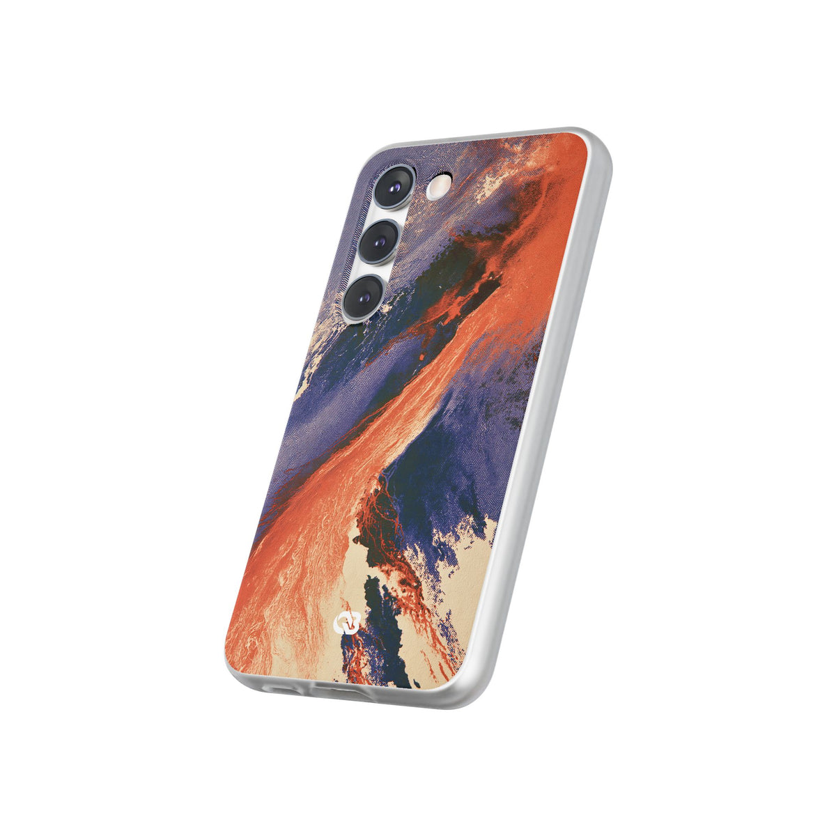 Solar Aura Drift · Lite Phone Case for Samsung · Orange