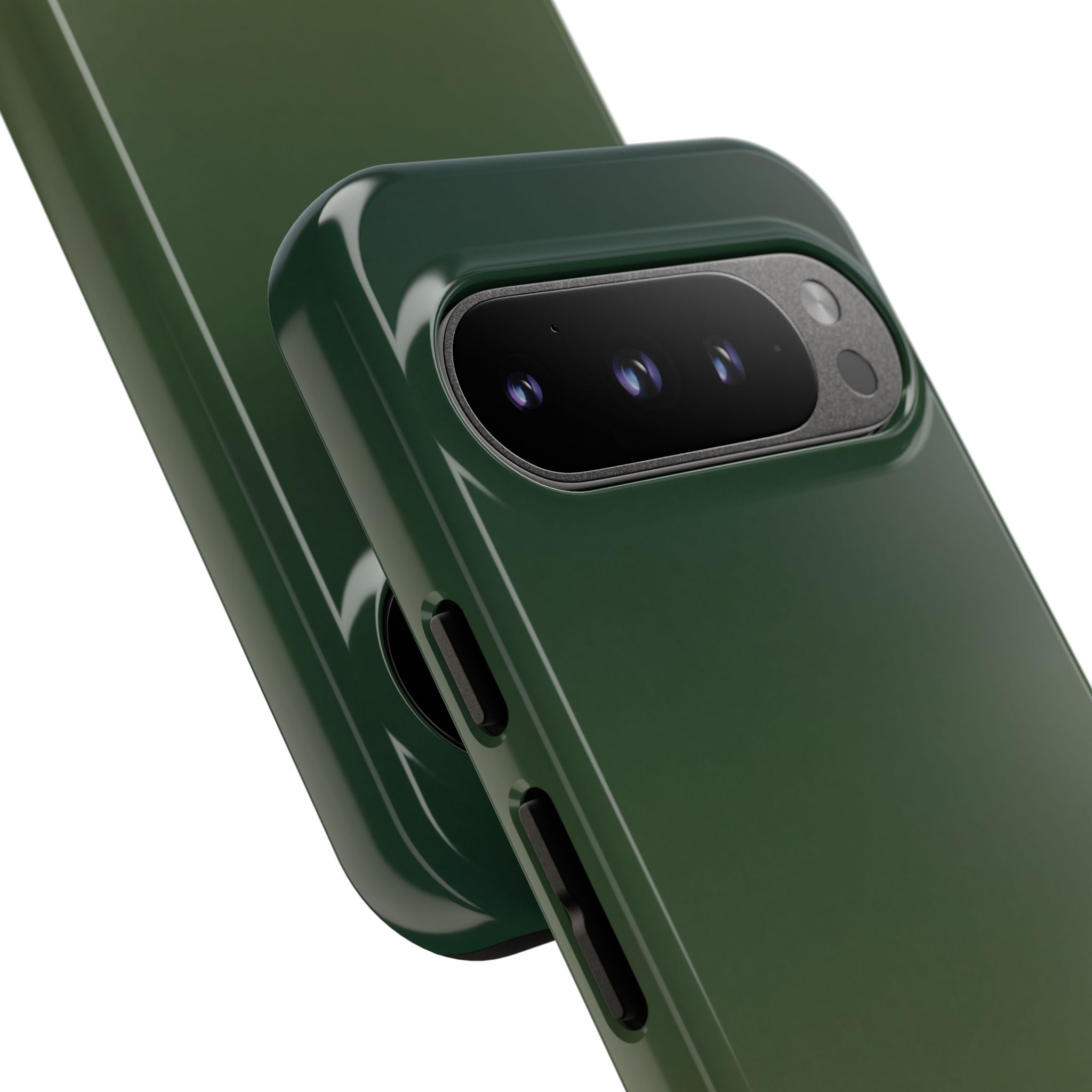 Green Tough Phone Case for Google Pixel - Shadow Moss Grain