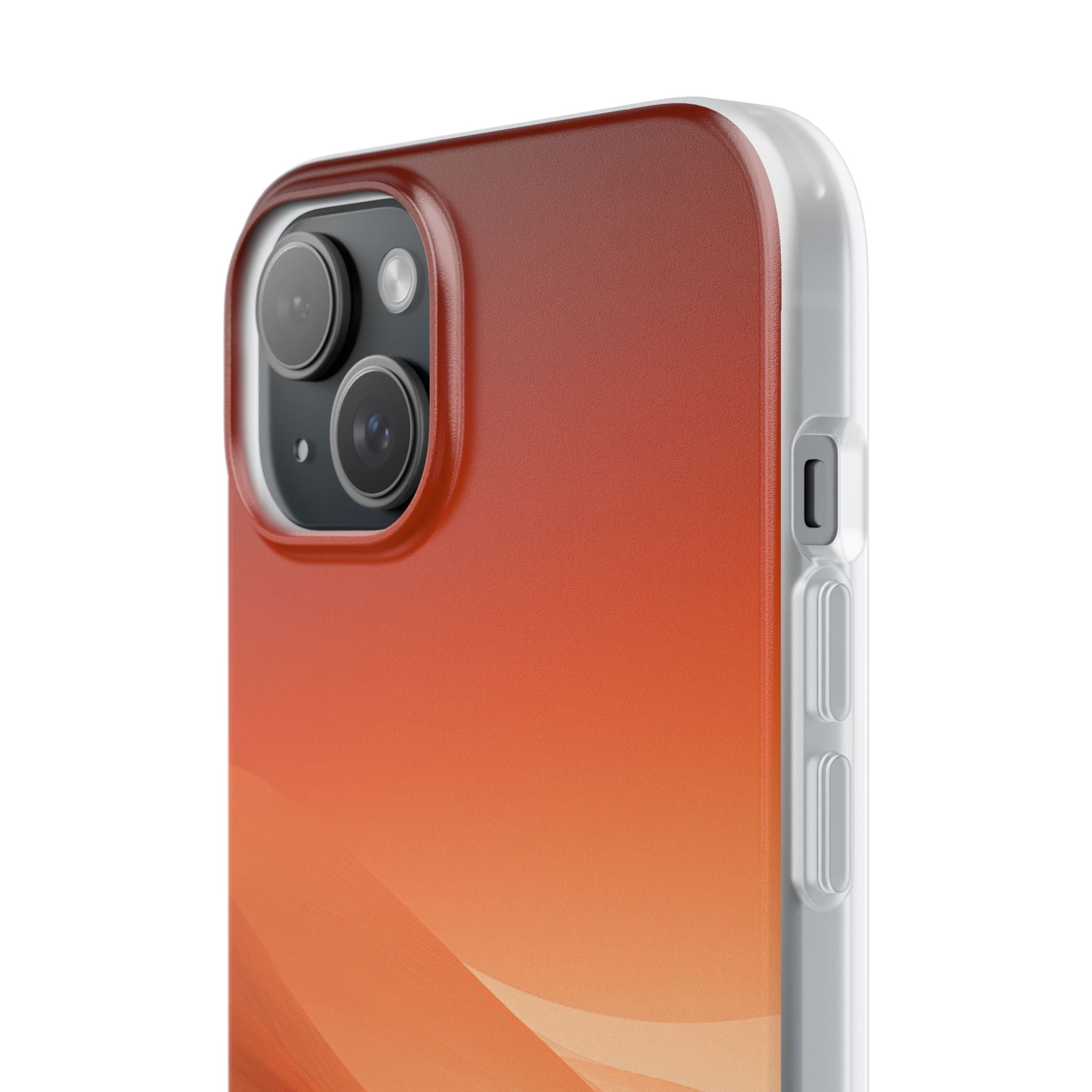 Orange Lite Phone Case for iPhone - Crimson Dune Gradient