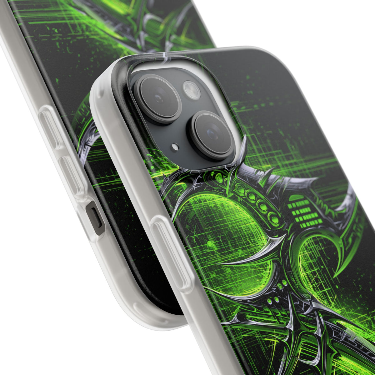 Cyber Sigil Grid · Lite Phone Case for iPhone ·  Green
