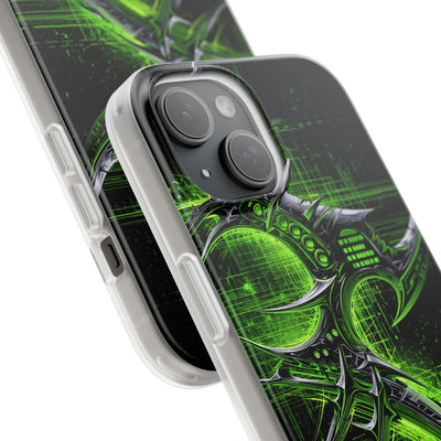 Cyber Sigil Grid · Lite Phone Case for iPhone ·  Green
