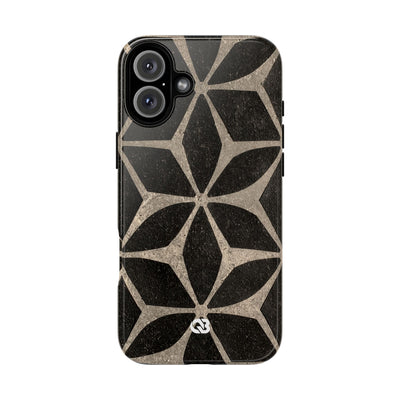 Concrete Mosaic Star · Tough Phone Case for iPhone · Black
