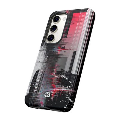 Black Tough Phone Case for Samsung - Crimson Data Leak