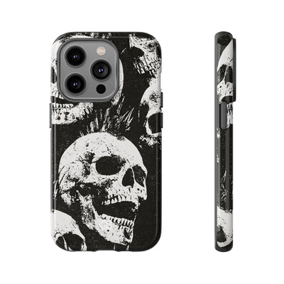 Punk Skull Riot · Tough Phone Case for iPhone · Black