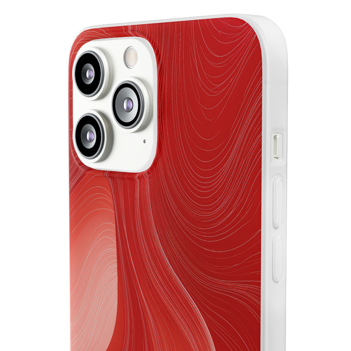 Crimson Dunes · Lite Phone Case for iPhone ·  Red