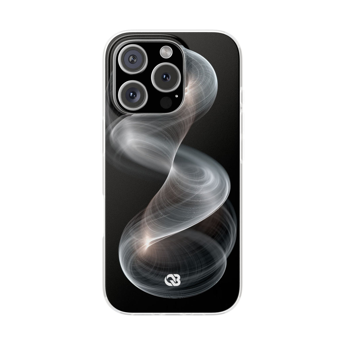Luminous Vortex · Lite Phone Case for iPhone ·  Black
