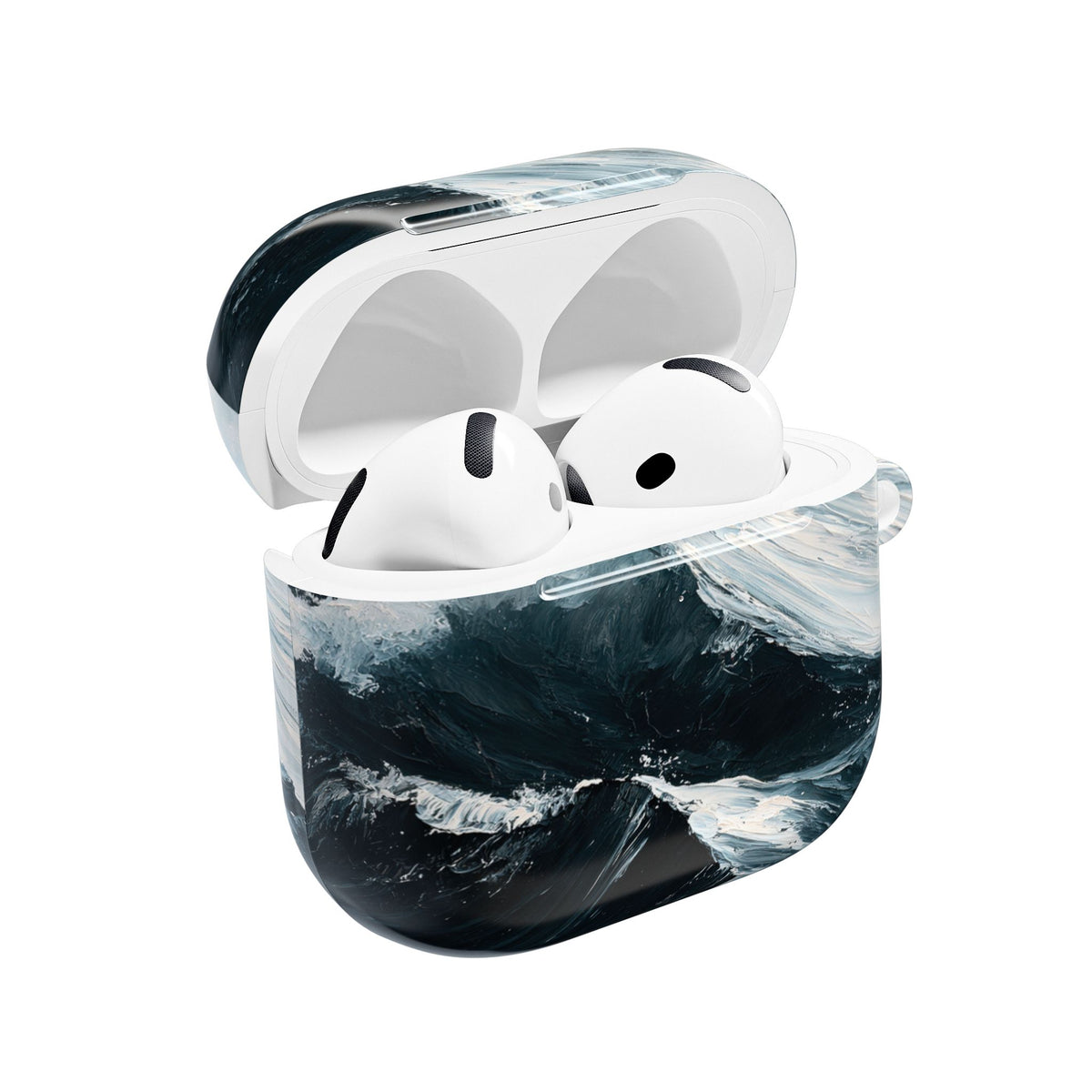 Nordic Swell · Hard Case for AirPods & AirPods Pro · Blue