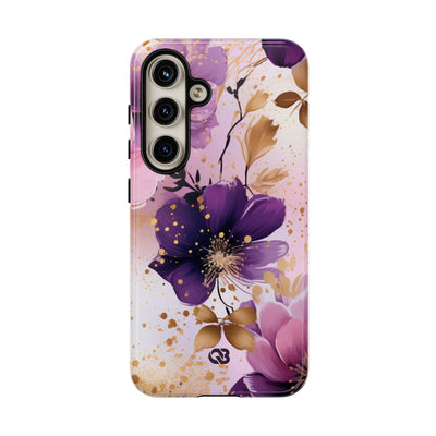 Gilded Violet Bloom · Tough Phone Case for Samsung