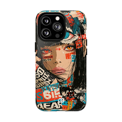 Shibuya Street Collage · Tough 2.0 Magnetic Phone Case for iPhone · Red