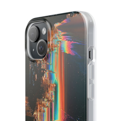 Prismatic Circuit · Lite Phone Case for iPhone ·  Black