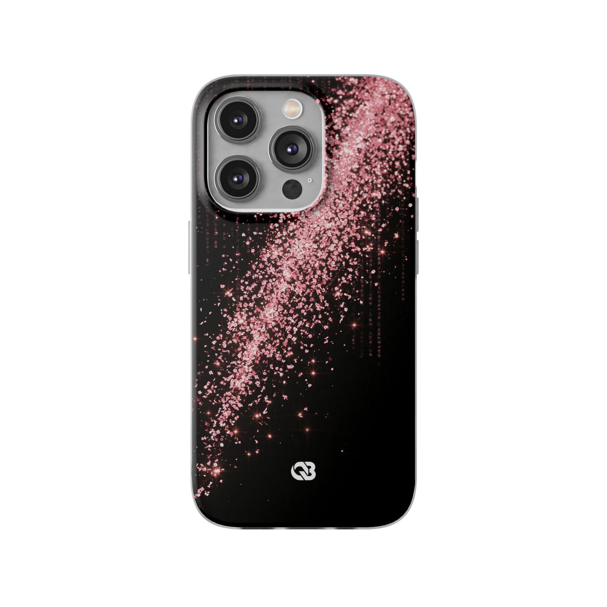 Rose Digital Cascade · Lite Phone Case for iPhone ·  Pink