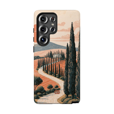 Orange Tough Phone Case for Samsung - Terracotta Ridge Trail