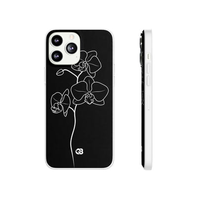 Midnight Orchid · Lite Phone Case for iPhone ·  Black