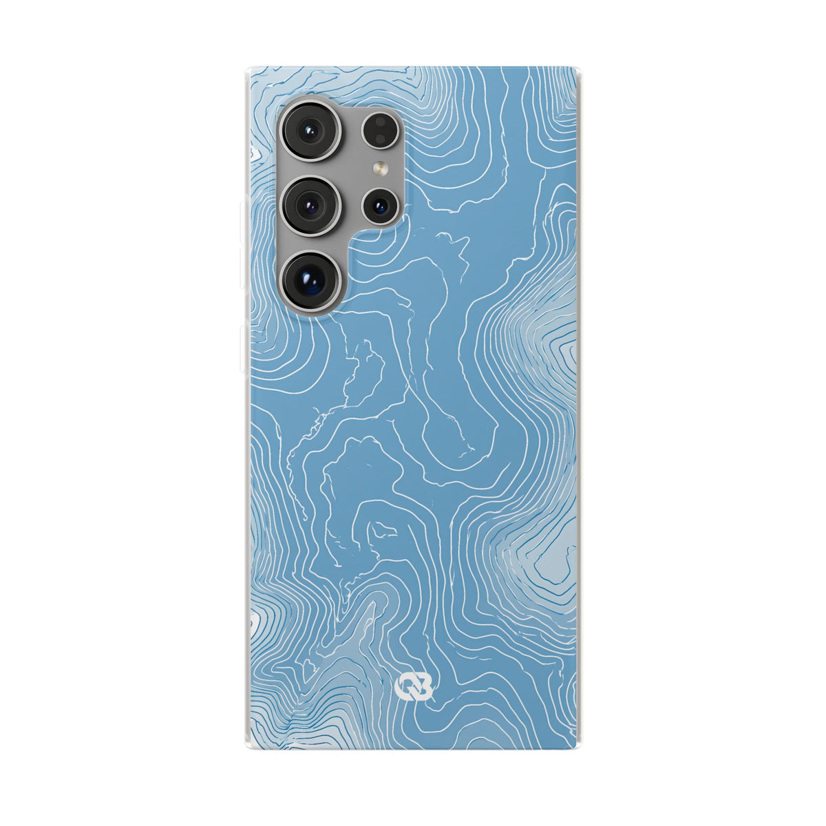Glacial Basin Topo · Lite Phone Case for Samsung · Blue