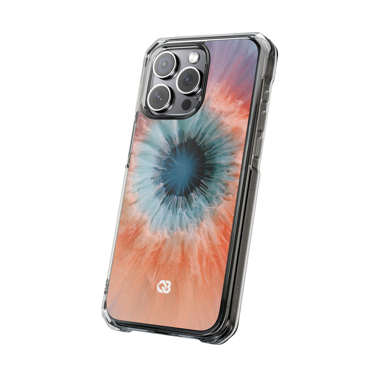Radiant Aura Core · Clear Impact Magnetic Phone Case for iPhone · Orange
