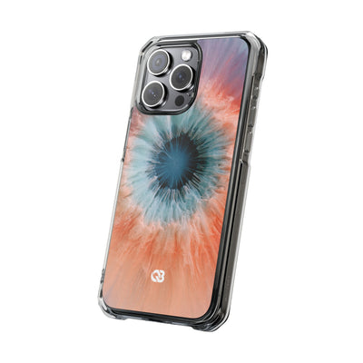 Radiant Aura Core · Clear Impact Magnetic Phone Case for iPhone · Orange