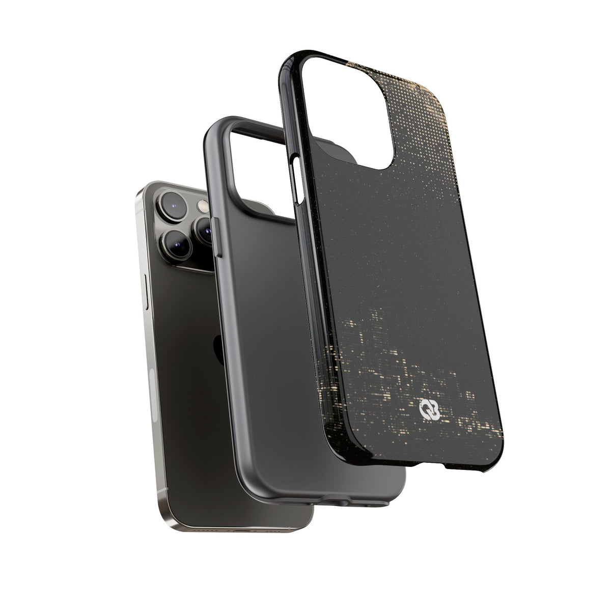 Lunar Metropolis Nocturne · Tough Phone Case for iPhone · Black