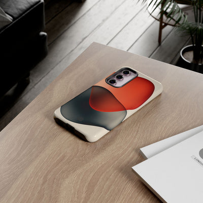 Translucent Crimson Form · Tough Phone Case for Samsung · Red