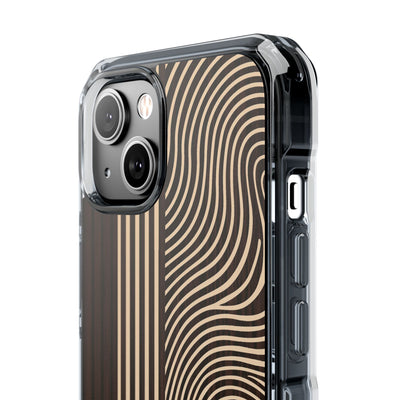 Brown Impact MagSafe Phone Case for iPhone - Espresso Sand Ridge