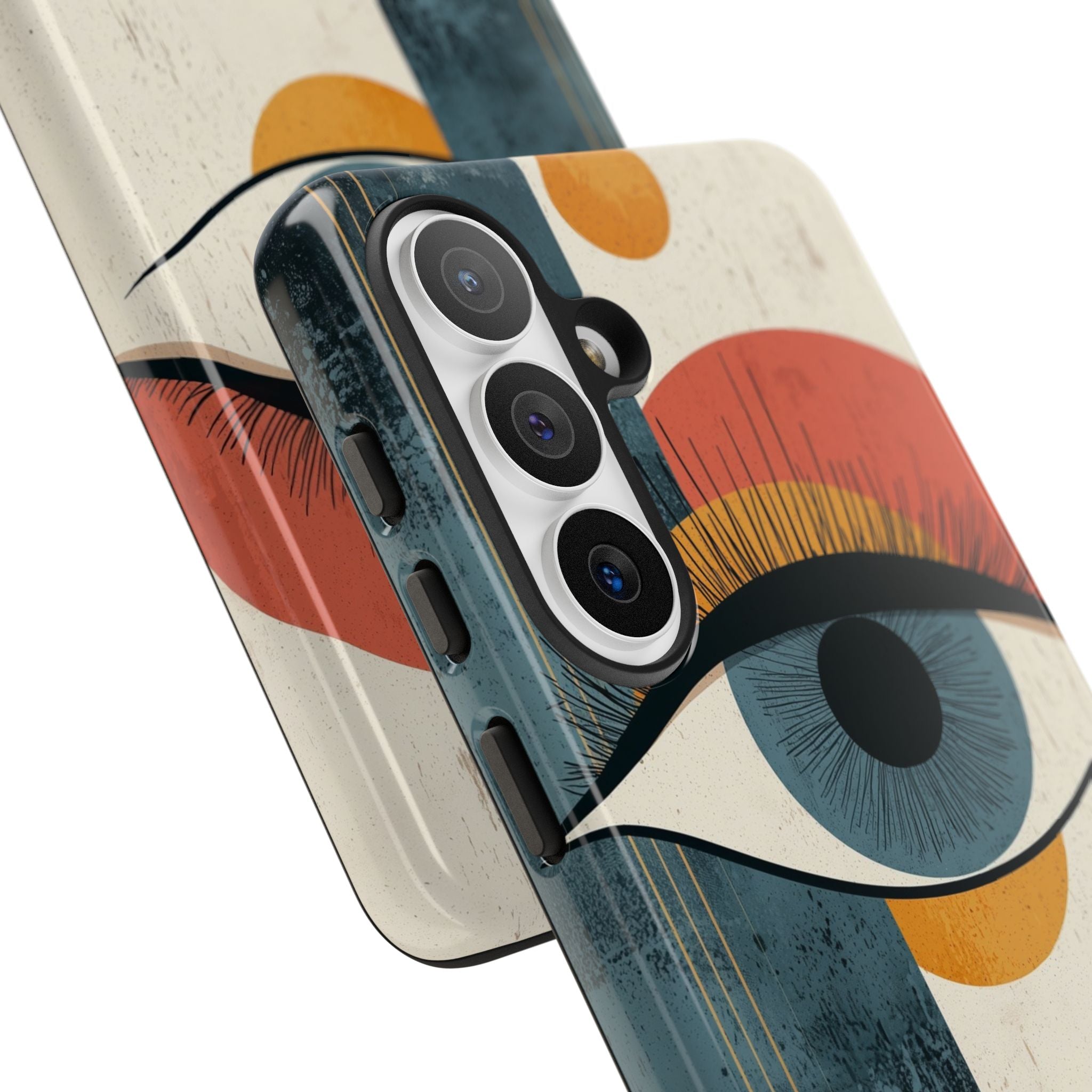 Distressed Azure Ocular · Tough Handyhülle für Samsung