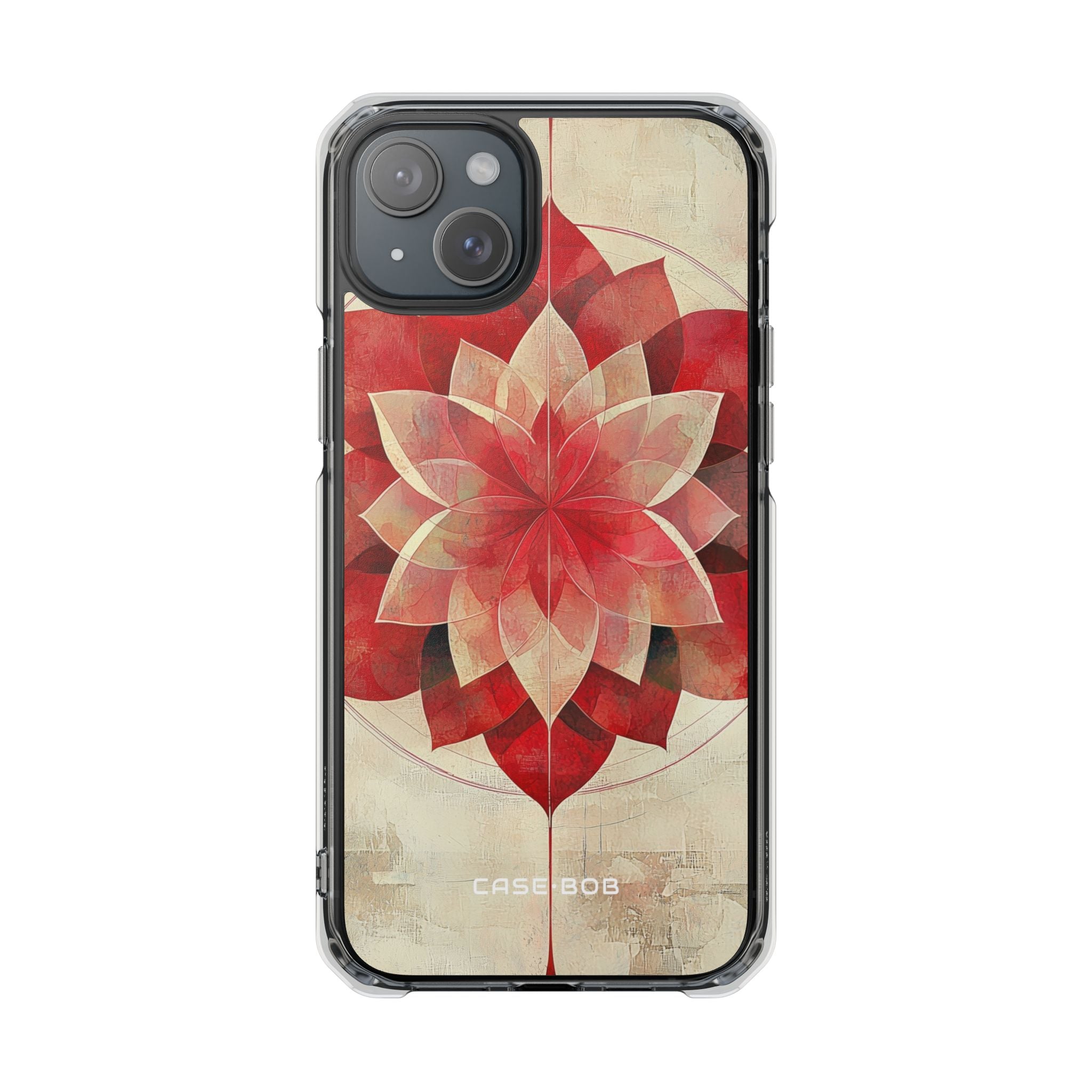 Crimson Bloom iPhone 15 Plus Skal - Impact