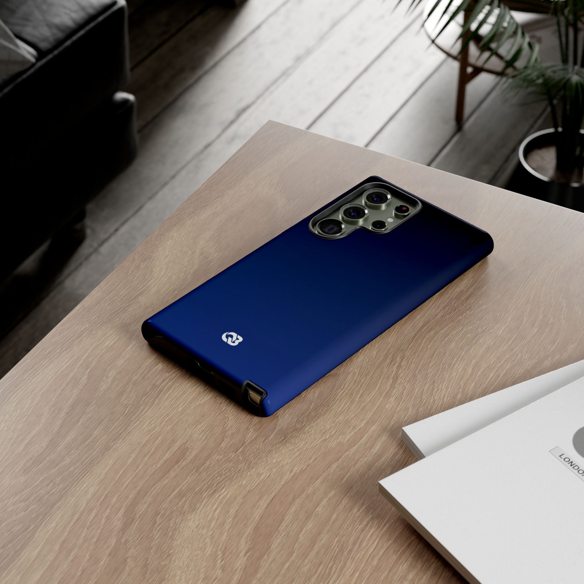 Blue Tough Phone Case for Samsung - Midnight Cobalt Fade