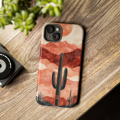 Terracotta Desert Sun · Tough Phone Case for iPhone