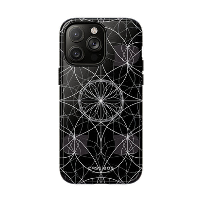 Radiant Petal Orbit iPhone 14 Pro Max Cover - Tough+