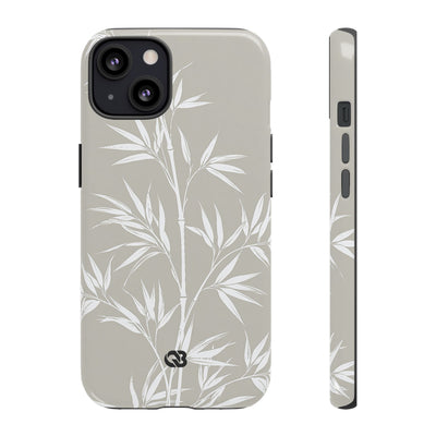 Serene Bamboo · Tough Phone Case for iPhone · Beige