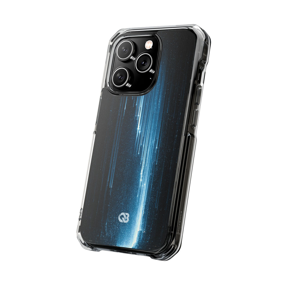 Nocturnal Cascade · Clear Impact Magnetic Phone Case for iPhone ·  Black