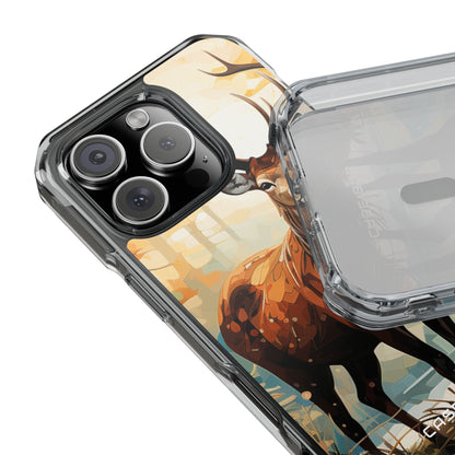 Glowing Stag iPhone 16 Pro Case - Impact - CASE•BOB