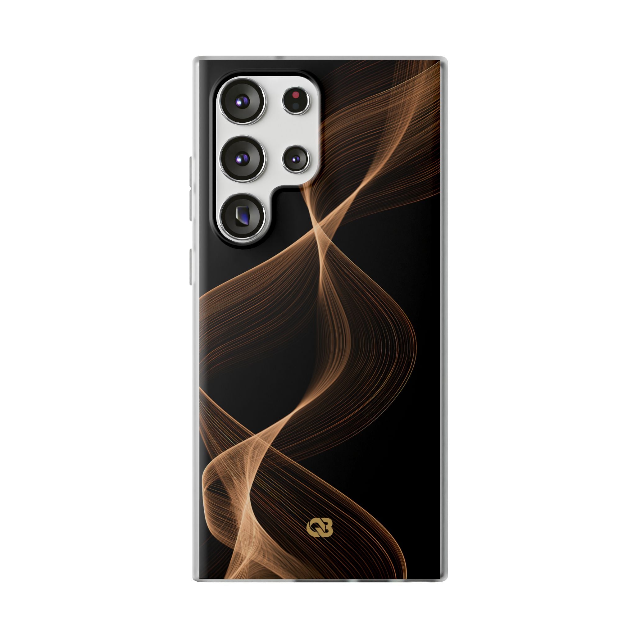 Brown Lite Phone Case for Samsung - Copper Silk Wave