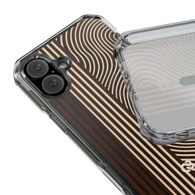 Brown Impact MagSafe Phone Case for iPhone - Espresso Sand Ridge
